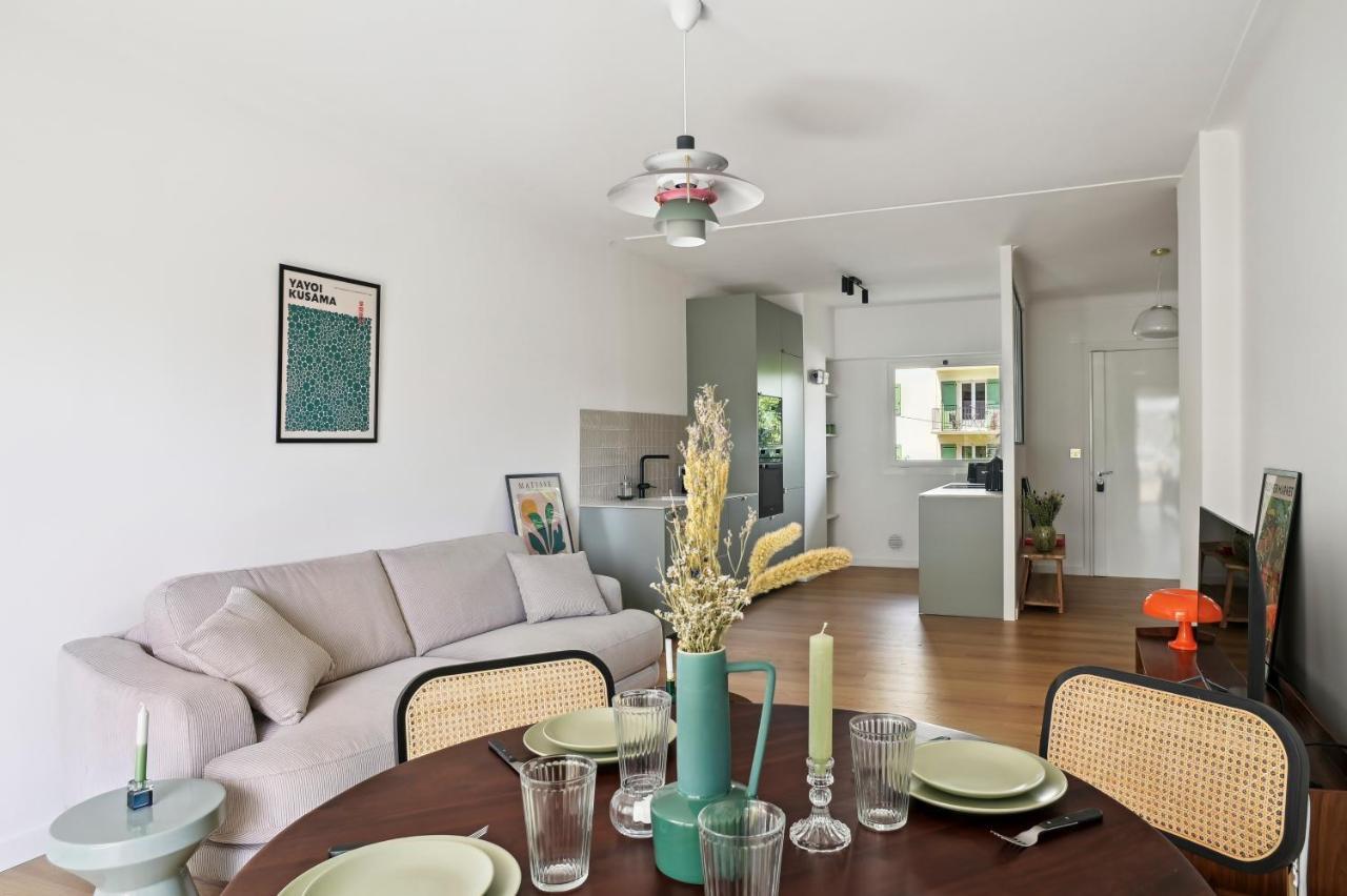 Designer Flat, Luxurious, Close From Palais, Terrasse, Private Garage, Air Conditoning Cannes Zewnętrze zdjęcie