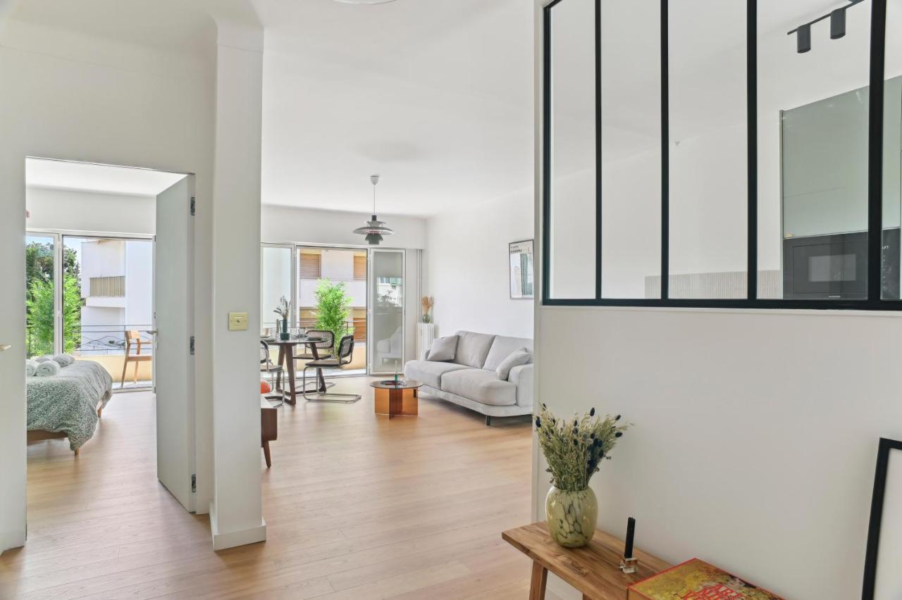 Designer Flat, Luxurious, Close From Palais, Terrasse, Private Garage, Air Conditoning Cannes Zewnętrze zdjęcie